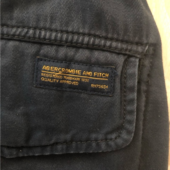 Abercrombie & Fitch Navy Winter Parka Jacket - Picture 7 of 13